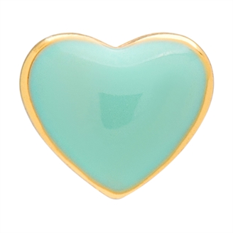 Lulu Copenhagen Love U earring 1 pcs Guld Mint